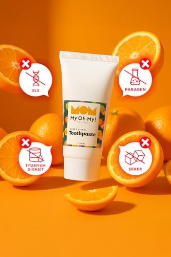 Naturals Citrus |Organik Tatlı Portakal Uçucu Yağlı Florürlü Çocuk Diş Macunu