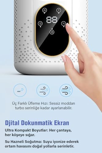 Alternative view of ROBO Taşınabilir Kişisel Hava Soğutucu 4 Ü Bir Arada. Hava Soğutucu-buharlı Nemlendirici-masa Fanı