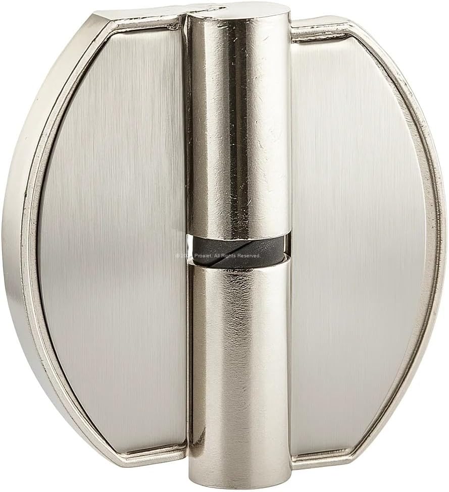 Alternative view of Islak Hacim Kabin Menteşe, Paslanmaz, Oval, 71×73 mm, Kabin, Kapı Menteşesi, Yüksek Kalite (Sağ, Menteşe, 2 Adet)