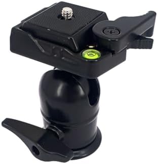 Alternative view of KH-8666 Metal Kafası, 245 g, 360° Pan, –90°/+90° Tilt, -Release, Su Terazili, 2 kg Taşıma (1/4'' Üst Vida, 3/8'' Alt Diş)