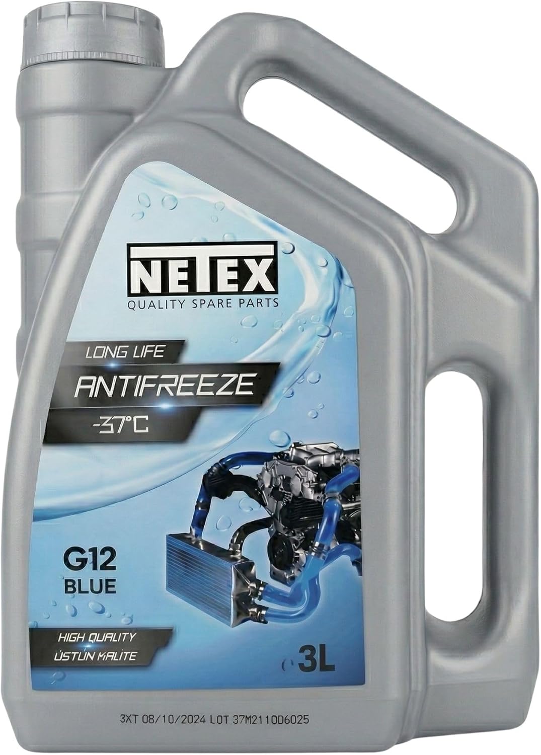 Alternative view of Antifriz 3 Lt Super Antifreeze Mavi-37 Yarı Konsantre - NTX CWB 0337