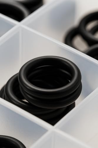 225 Parça Kauçuk O-Ring Conta Seti Su Geçirmez Sızdırmazlık Halkası Assortment Tamir Bakım Seti 18 Farklı Boy Silikon Lastik Conta Seti Musluk Hortum Araç Tesisat Uyumlu