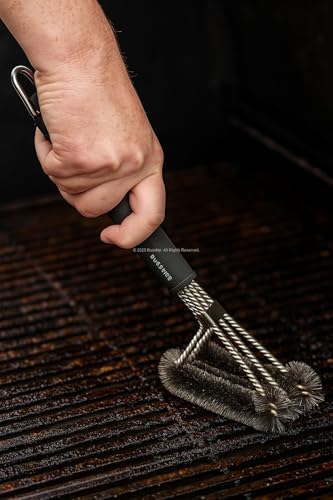 Dikey Izgara ve Mangal Temizleme Fırçası Paslanmaz Çelik Kıllı Deterjansız Derin Temizlik Fırını Barbekü Grill Fırçası Ergonomik Saplı Dayanıklı Mangal Temizleme Aparatı