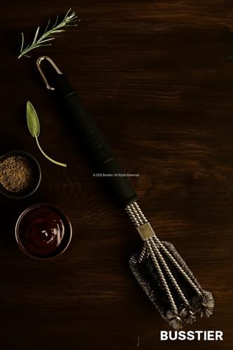 Alternative view of Dikey Izgara ve Mangal Temizleme Fırçası Paslanmaz Çelik Kıllı Deterjansız Derin Temizlik Fırını Barbekü Grill Fırçası Ergonomik Saplı Dayanıklı Mangal Temizleme Aparatı