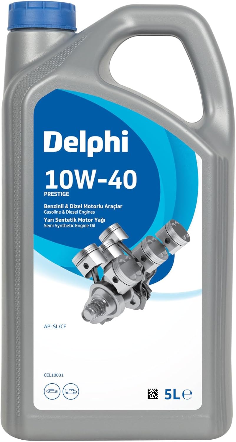 Alternative view of Delphi Motor Yağı Yarı Sentetik Prestige 10W-40 5Lx4 DEL CEL10031