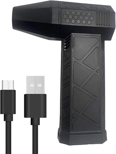 Alternative view of Turbo Fan Elektrikli Hava Kompresörü – 90000 RPM Üfleme Gücü, 3 Kademeli Güç Ayarı, 5000 mAh Şarjlı, LED Işıklı, Toz Püskürtme ve Temizlik Cihazı, Taşınabilir Kompakt Üfleme Makinesi