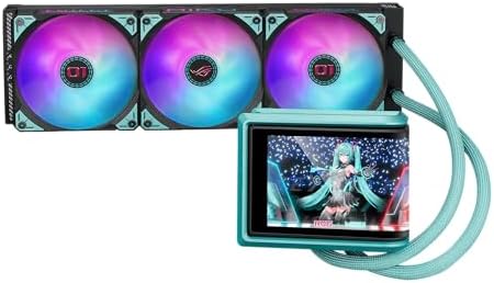 Alternative view of ROG RYUO IV 360 ARGB HATSUNE MIKU EDITION, HAREKETLİ KAVİSLİ 6.7 İNÇ AMOLED EKRANI ÖNCEDEN MONTE EDİLMİŞ ZİNCİRLEME BAĞLANABİLEN ARGB 6 YIL GARANTİ