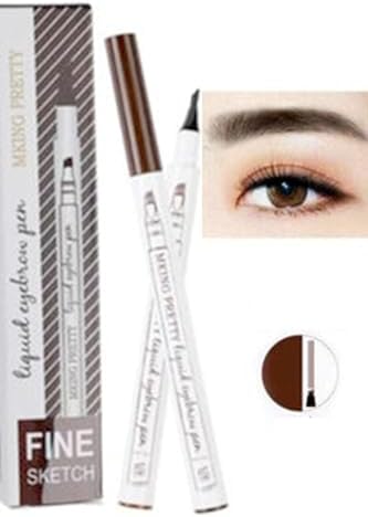 Alternative view of Açık Kahve Kaş Kalemi Şekillendirme Boyama Kaş Rimeli Kalıcı Microblading