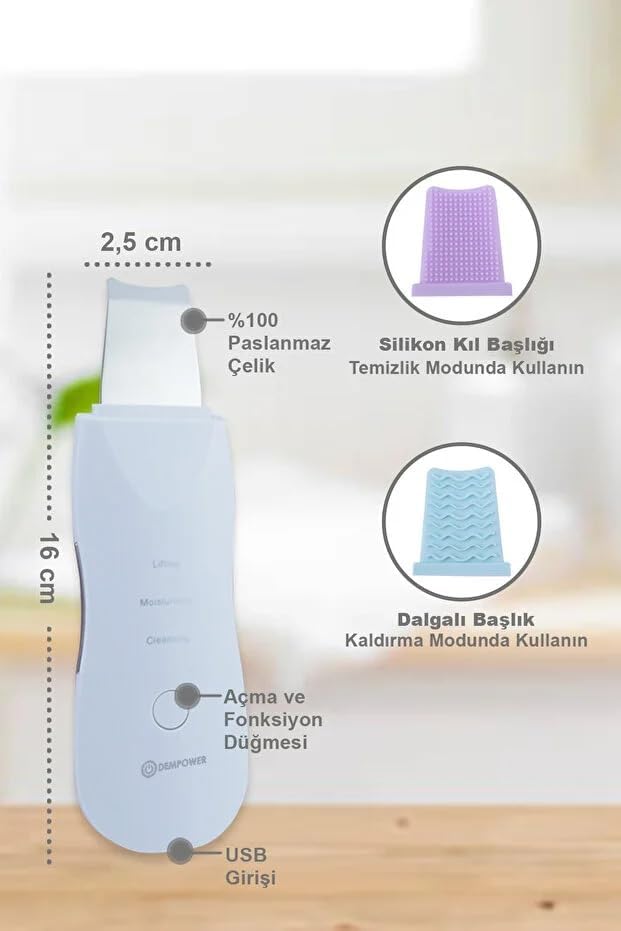 Alternative view of Ultrasonik Spatula Yüz Siyah Nokta Temizleme Aleti