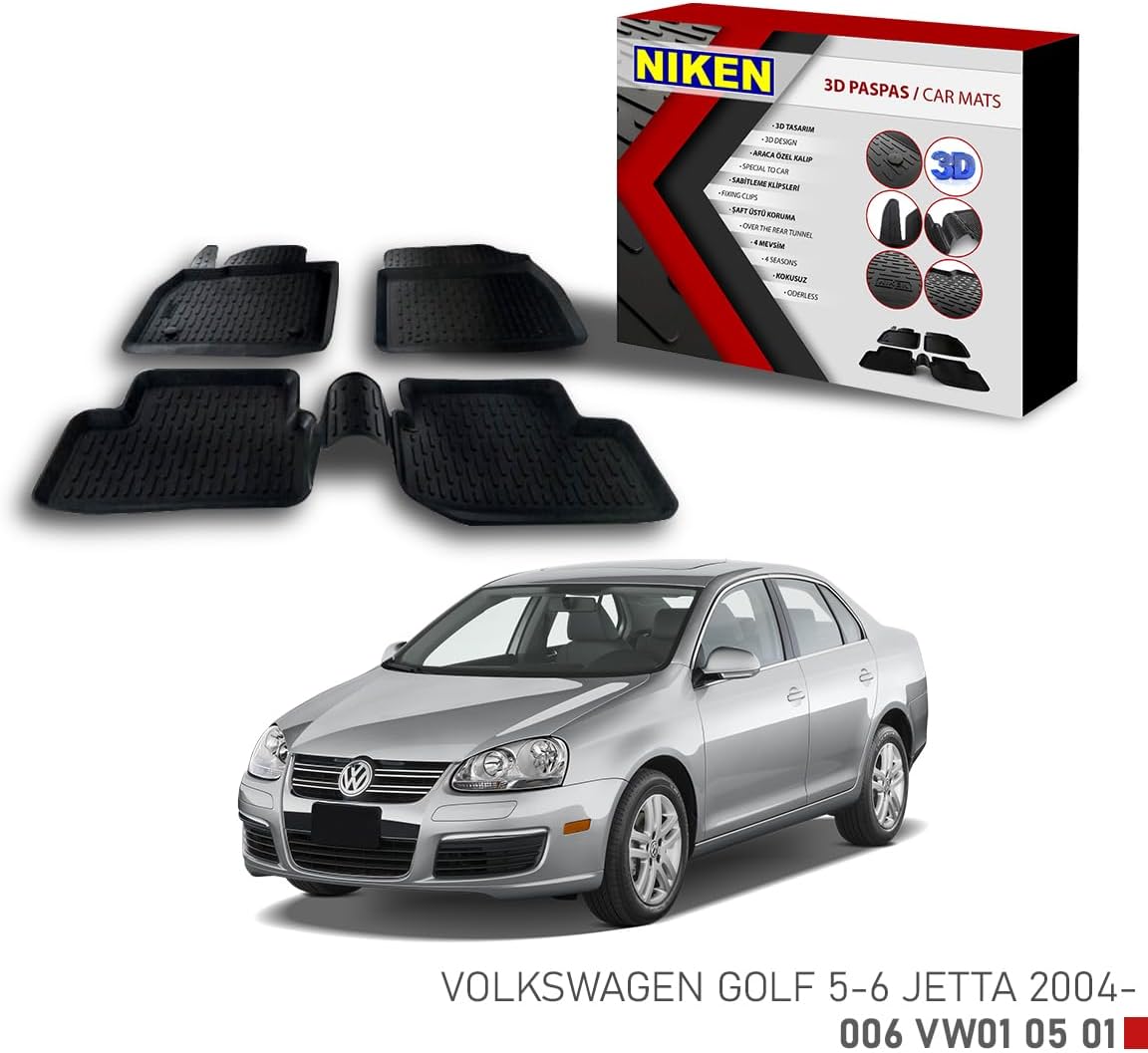 Alternative view of NIKEN Paspas 3D Vw Golf 5-Golf 6 -Jetta2004- NKN 006 VW01 05 01