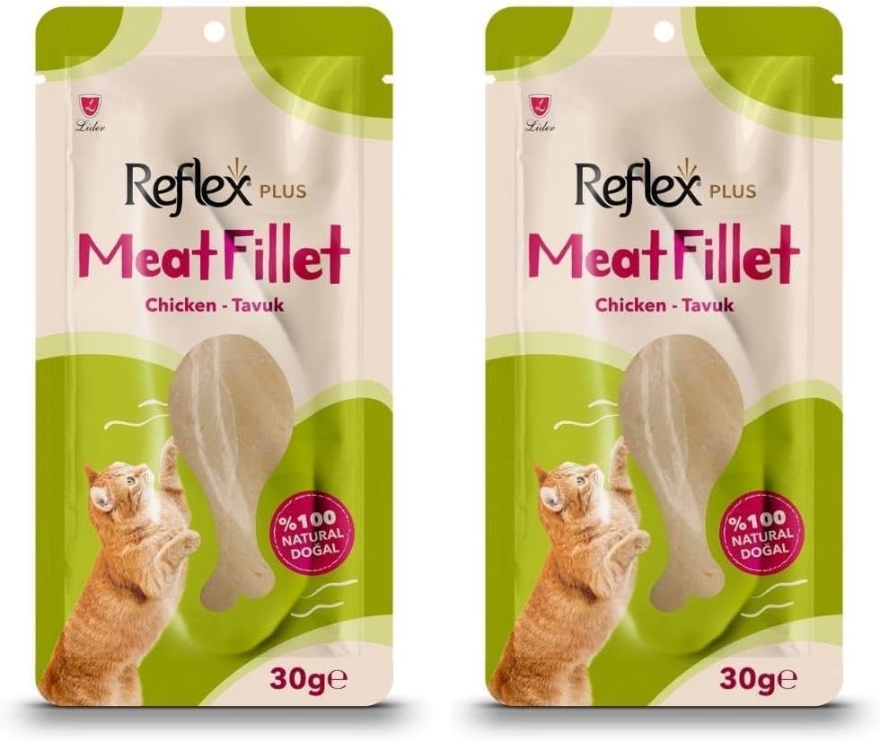 Reflex Plus Meat Fıllet Tavuk Chicken Ödül Maması 30G (2 paketi)