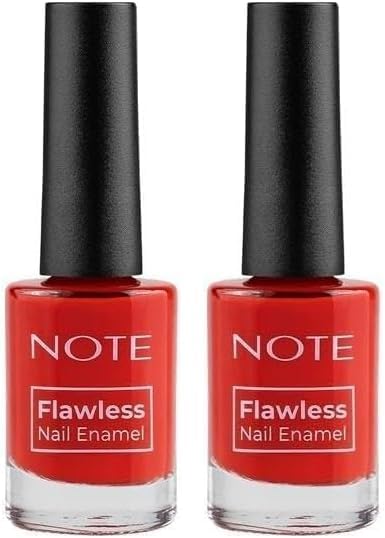 Nail Flawless Oje 99 Crystal Red, Kırmızı (2 paketi)
