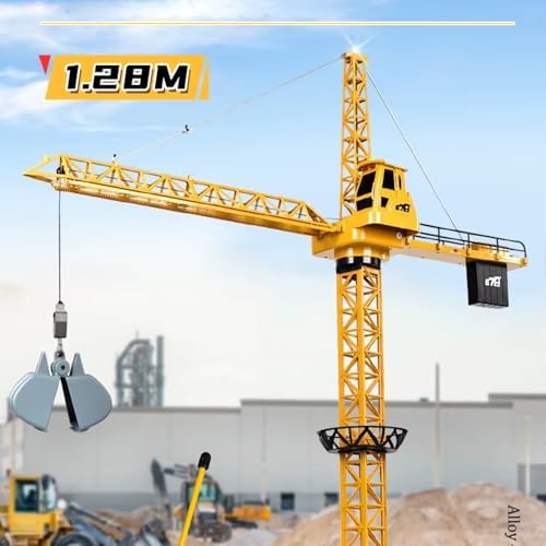 Alternative view of Giffy / Oyuncak 128 Cm Dev Boy Uzaktan Kumandalı Tam Otomatik Gövdesi ve Halatı Hareketli Şarjlı Kule Vinç
