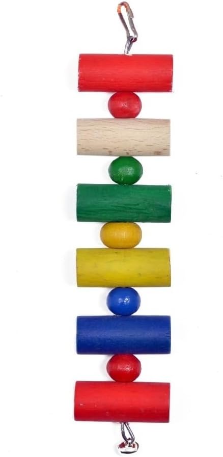 Alternative view of Zilli Renkli Ahşap Kuş Oyuncağı 15 cm