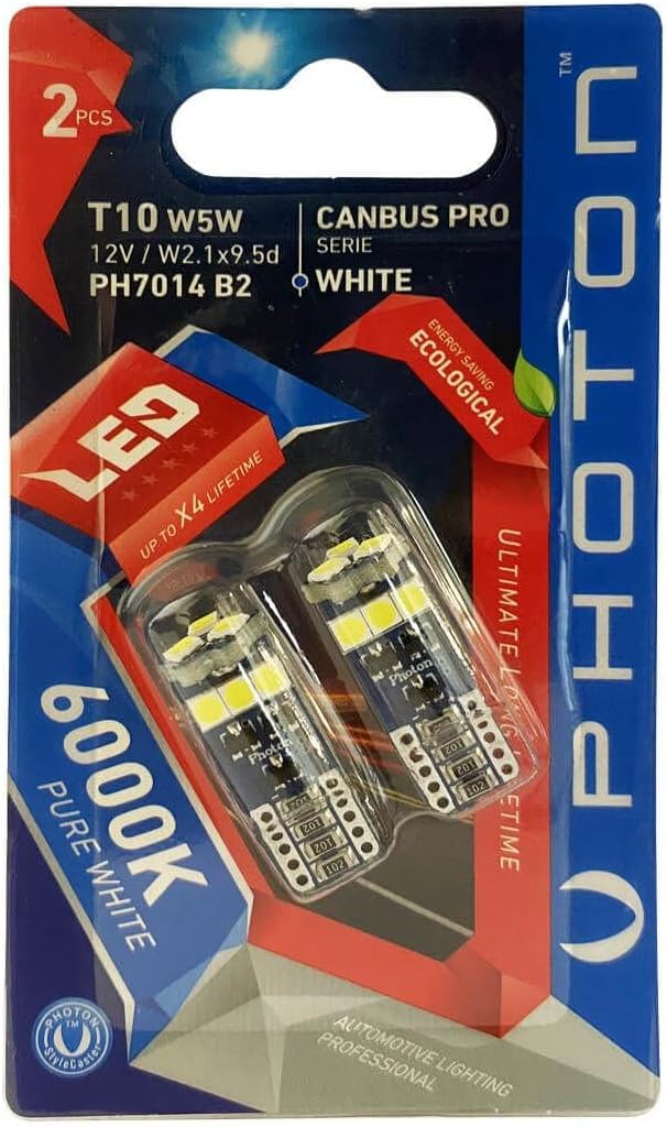 PHOTON Ampul T10 W5W 12V Canbus Pro Led (2'Li Blister) PHT PH7014 B2