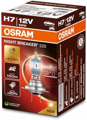 Ampul H7 55W 12V Px26D 10X10X1 1A Night Breaker - OSR 64210NB220