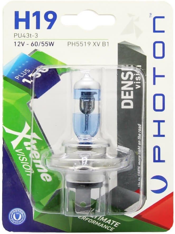 Alternative view of PHOTON Ampul H19 12V 60/55W Xtreme Vision +%150 Fazla Işık (Tekli Blister) PHT PH5519 XV B1