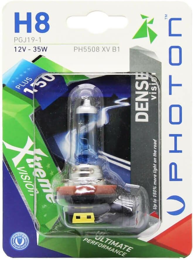 Alternative view of PHOTON Ampul H8 12V 35W Xtreme Vision +%150 Fazla Işık (Tekli Blister) PHT PH5508 XV B1