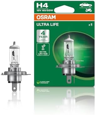 Ampul H4 60/55W 12V P43T10Xbli1Qr2 Blister Ultralife OSR 64193ULT-1BL