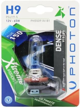 Alternative view of PHOTON Ampul H9 12V 65W Xtreme Vision +%150 Fazla Işık (Tekli Blister) PHT PH5509 XV B1