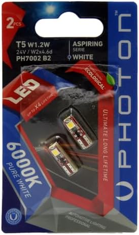 Alternative view of PHOTON Ampul T5 W1.2W 24V 3Smd Led (2'Li Blister) PHT PH7002 B2