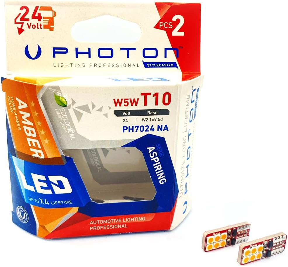 PHOTON Ampul T10 W5W 24V 6+6 Led PHT PH7024 NA