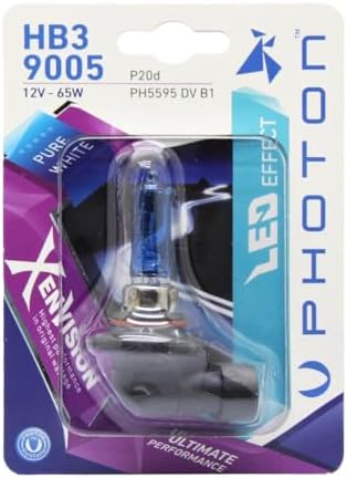Alternative view of PHOTON Ampul Hb3 9005 12V 65W Xen Vision (Tekli Blister) (Beyaz Işık) 6000K PHT PH5595 DV B1
