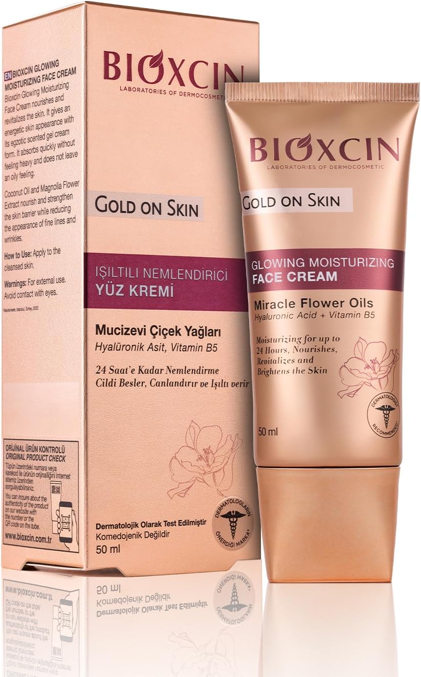 Alternative view of On Skin Işıltılı Nemlendirici Yüz Kremi – Hyalüronik Asitli, Pantenollü, Çiçek Yağları ile Zenginleştirilmiş, Tüm Cilt Tipleri İçin, 50 ml