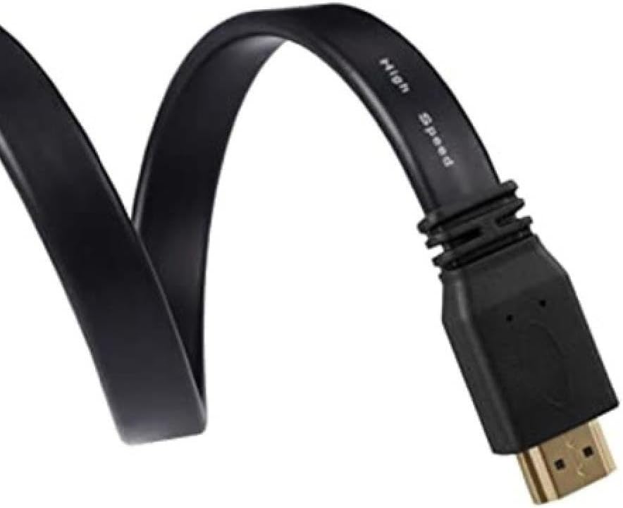 Alternative view of Yassı Flat Slim Hdmi Kablo Uyumlu 4k Full Hd 4k 60hz 2.0 Uyumlu 4K 60p çözünürlük uyumlu 18 Gbps veri aktarım hızı, ethernet kanallı (0.5 METRE)