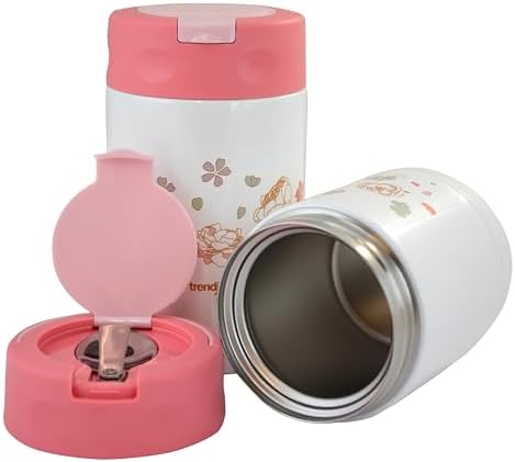 Alternative view of Çelik İçli Termos 350 Ml Pembe Çelik Kaşık İle Tx-6129