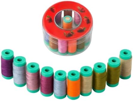 Dikiş İpliği Seti – 120 Numara Polyester, 12 Renkli 4 cm Bobin | Dayanıklı, Parlak ve Yüksek Kaliteli Dikiş İpi