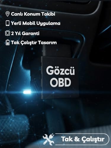 Alternative view of Gözcü Mobil OBD Girişi Araç GPS Takip Cihazı Uyumlu Sistemi Anlık Konum Geçmişe Dönük Konum Takibi Geofence