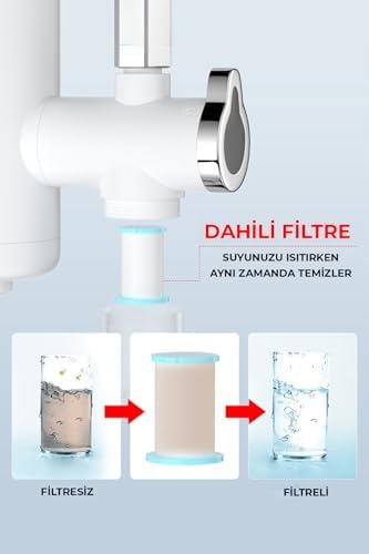 Alternative view of ROBO Taşınabilir Dijital Su Musluğu Tüm Bataryalara Ve Musluk Tiplerine Uyumludur