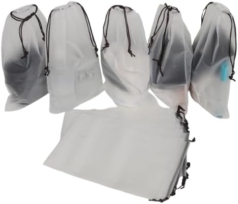 Meapuff,10'lu Set 20x30 cm Su Geçirmez Kozmetik ve Plaj Çantası