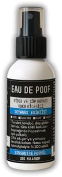 VAVANA Eau De Poof Konsantre Gider ve Çöp Kovası Kötü Koku Giderici - 150 ml (Okyanus Esintisi)