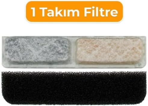 Alternative view of GOBYPET Kedi Su Sebili Filtre Kartusu 4'lu Set Aktif Karbon Yedek Filtre Otomatik Kedi Su Sebili Uyumlu