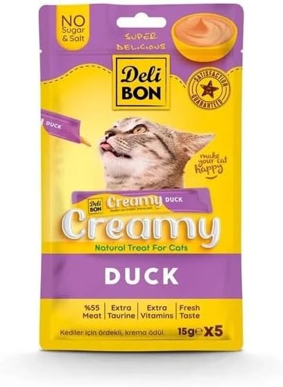 Alternative view of Delibon Creamy Ödül Maması Ördekli 15gr 5li Paket