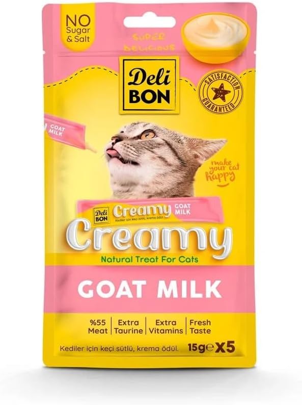 Alternative view of Delibon Creamy Ödül Maması Keçi Sütlü 15gr 5li Paket