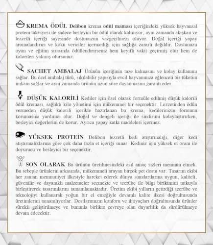 Alternative view of Delibon Creamy Ödül Maması Kuzulu 15gr 5li Paket