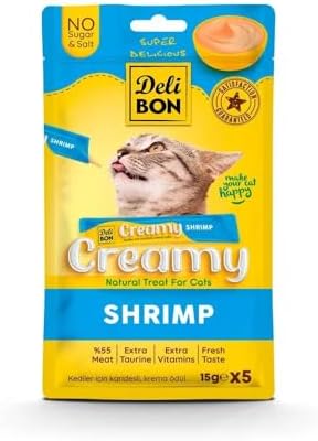 Delibon Creamy Ödül Maması Karidesli 15gr 5li Paket
