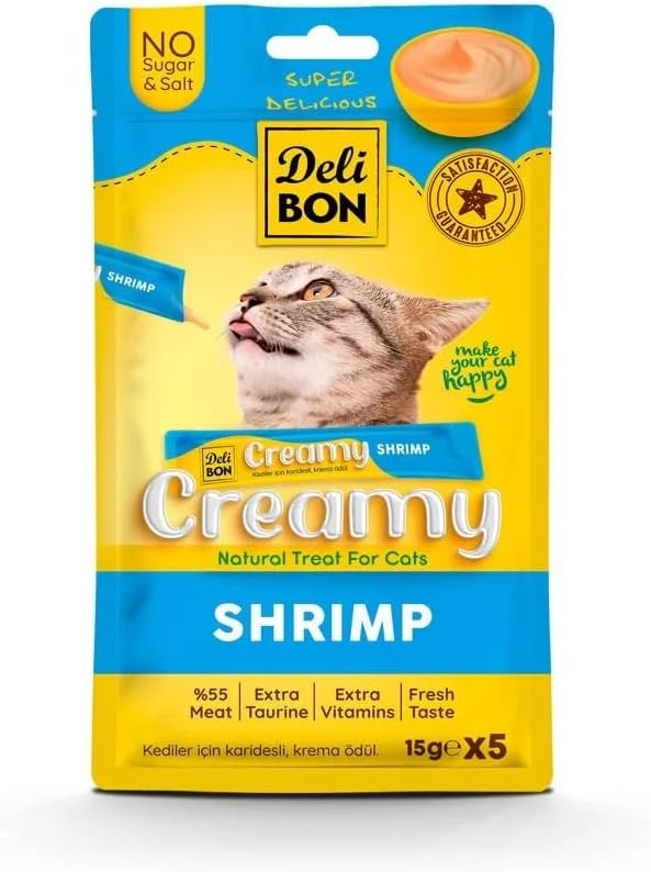 Alternative view of Delibon Creamy Ödül Maması Karidesli 15gr 5li Paket