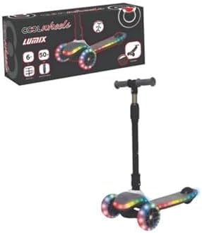Wheels Lumıx Yanları Işıklı Katlanabilir Çocuk Scooter Gri