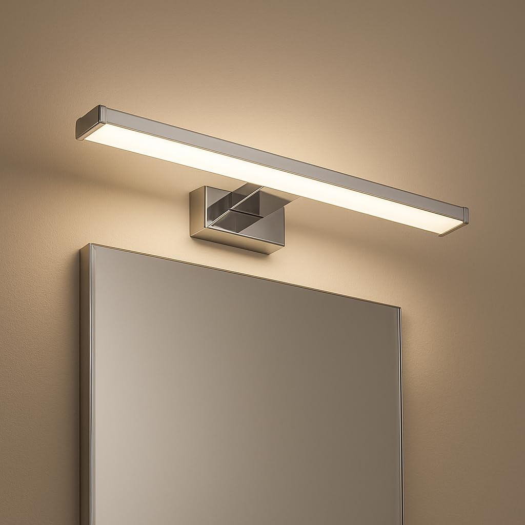 Alternative view of Leylek 8W 4200K LED Ayna ve Resim Apliği 40 cm 220V 720 Lümen – Krom Gövde, Doğal Beyaz Işık, Modern Duvar Üstü Aydınlatma