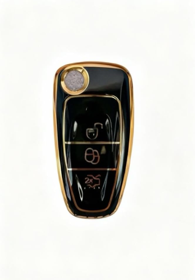 Alternative view of AutoHan Keys Focus, C-Max, Fiesta, Mondeo, Transit Araç Anahtarı İçin Siyah Silikon Koruyucu Kılıf