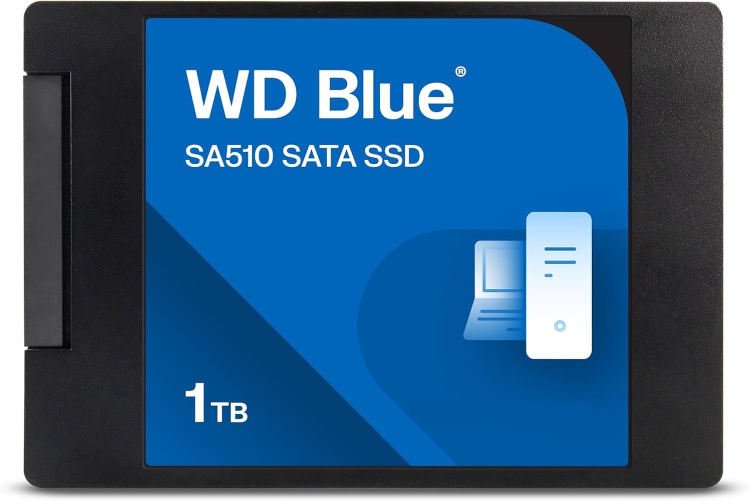 Alternative view of - WDS100T3B0A-00AXR0 - WD Blue SA510 WDS100T3B0A 1 TB Katı Hal Sürücüsü - 2,5 Dahili - SATA - Masaüstü Bilgisayar,