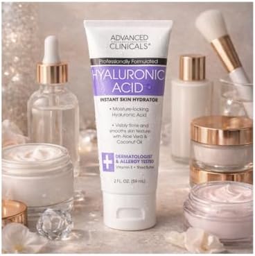 Advanced Clinicals Hyaluronic Acid Nemlendirici Vücut Kremi 59ML, 810141910690