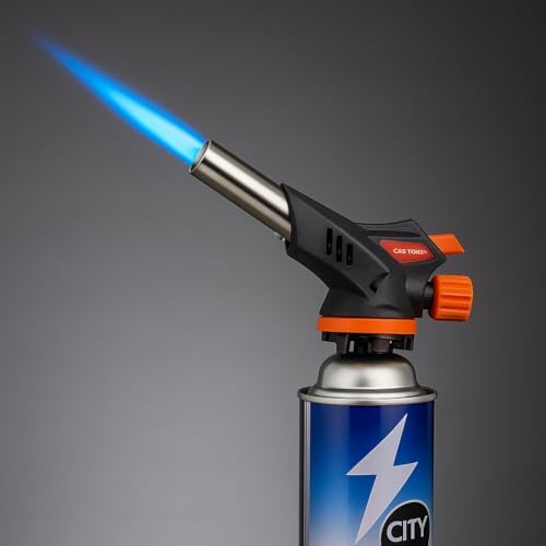 Alternative view of Pürmüz Mutfak Alev Tabancası – 1300°C Ayarlanabilir Alevli Gaz Torch, Otomatik Ateşleme, Karamelize Etme, Flambe, BBQ, Kamp ve Mutfak Kullanımı İçin Profesyonel Brülör | HS-509C