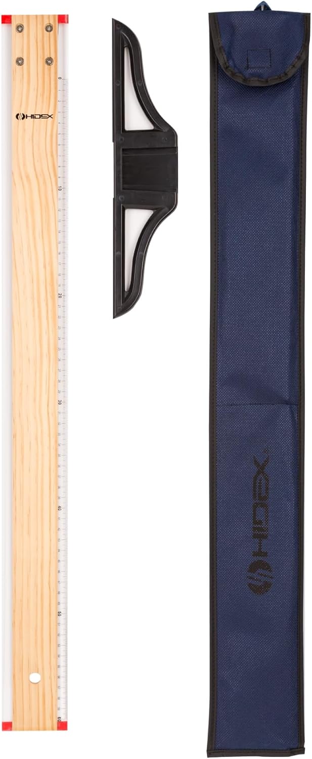 Alternative view of Hidex Ahşap T-Cetveli 60 cm (Sökülebilir Başlık, Kumaş Kılıf)