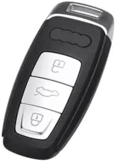Alternative view of AutoHan Keys A3 2021-2022 A6l A7 A8 Q8 E Tron C8 D5 Anahtar Kılıfı Beyaz Altın Renk