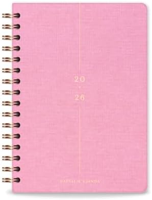 Alternative view of 2026 A5 Spiralli Haftalık Ajanda 12 Aylık - Şeker Pembe